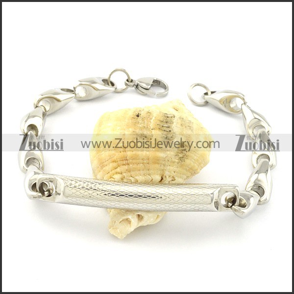 Buy Solid Casting Chain Bracelet with Tube -b001027