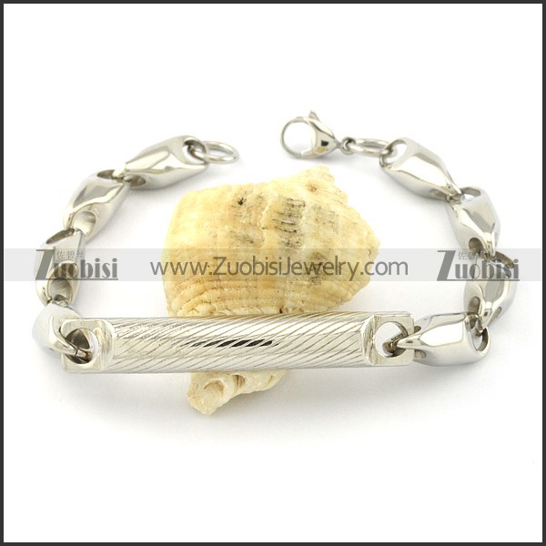 Buy Solid Casting Chain Bracelet with Tube -b001024