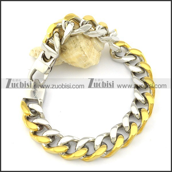 Good Selling Nonrust Steel stamping bracelets -b001400