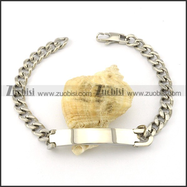 Great Quality Noncorrosive Steel id bracelets -b001545
