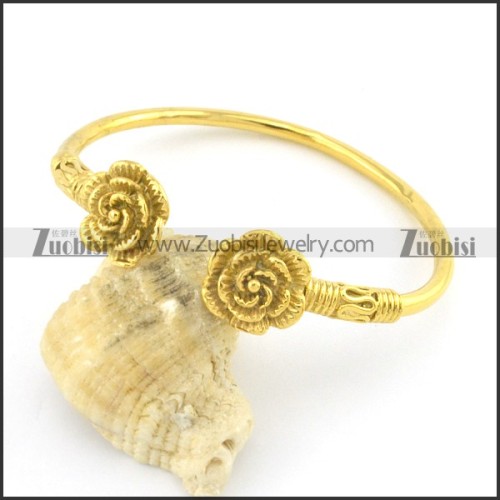 yellow plating rose bangle b001979