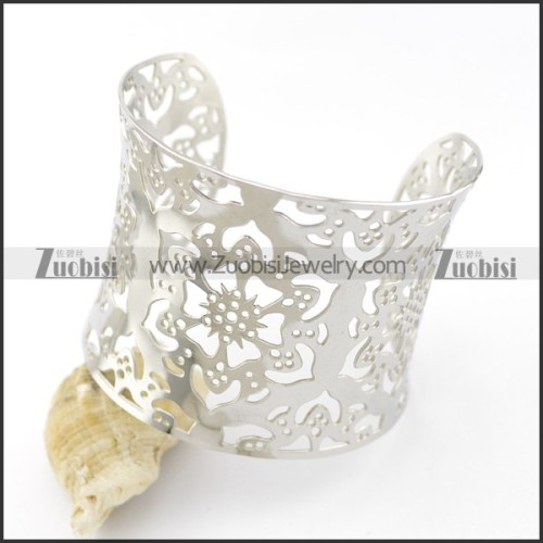 hollow flower bangle for women b002193