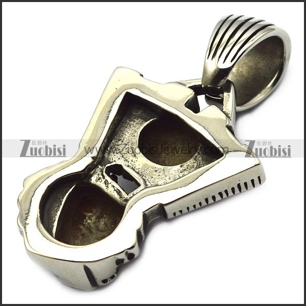 stainless steel engine pendant p007621