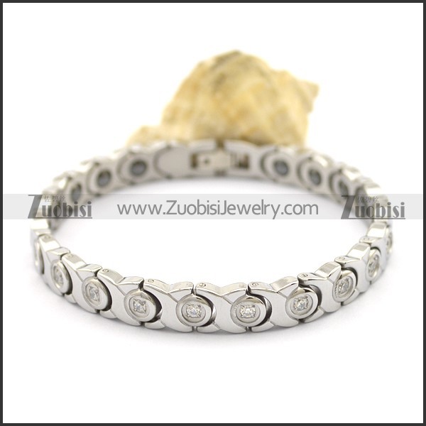 Hematite Stainless Steel Bracelets b003460