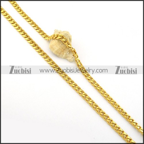 good quality oxidation-resisting steel Stamping Necklace for Wholesale -n000261