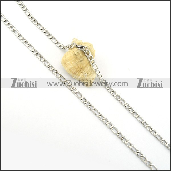 brilliant oxidation-resisting steel Necklace -n000285