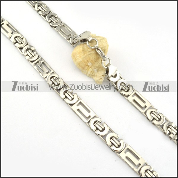 economic 316L Steel Stamping Necklaces - n000177