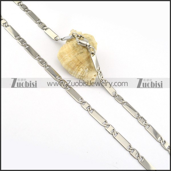 economic oxidation-resisting steel Necklace -n000301