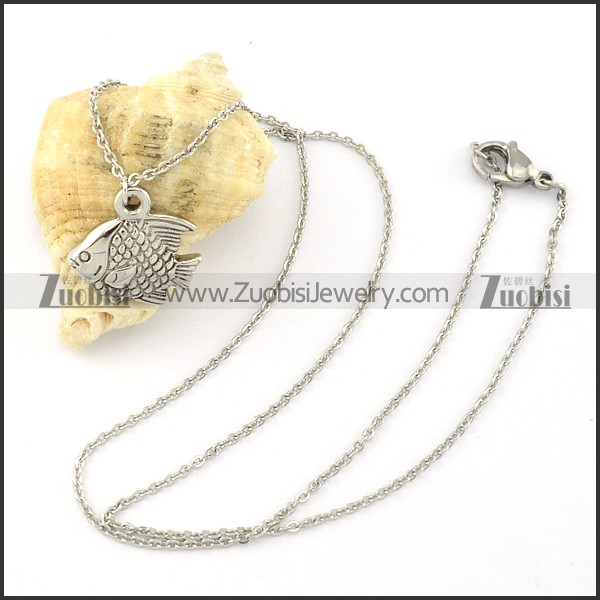 attractive 316L Stainless Steel Fashion Necklace made in China -n000272
