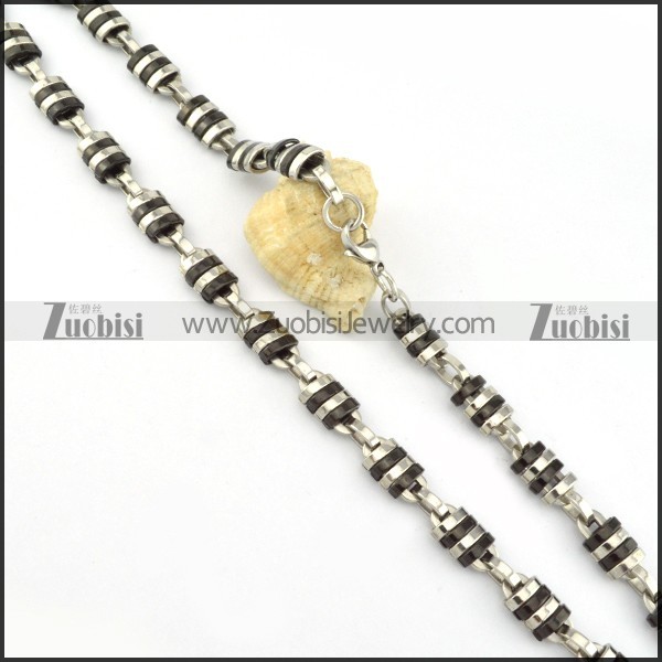 practical Steel Stamping Necklaces - n000172