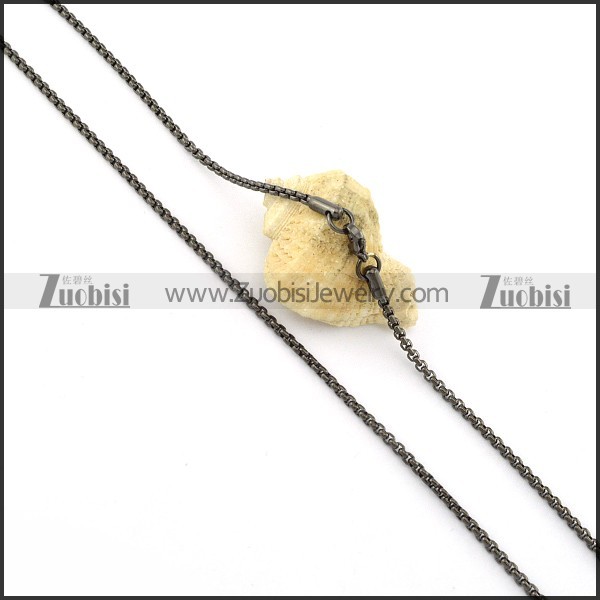 Pleasant Stainless Steel stamping necklaces -n000402