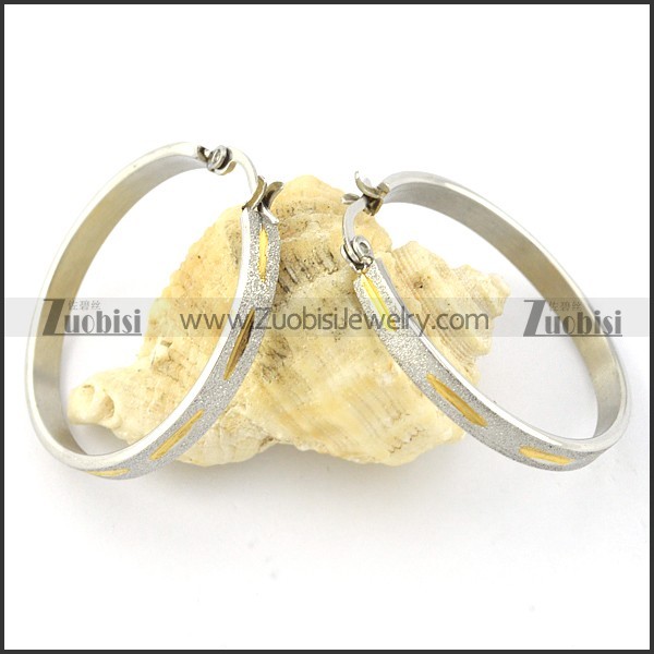 nice-looking Steel Line Earring for Girls -e000544