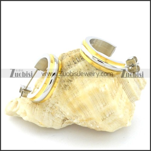 beauteous oxidation-resisting steel Plating Earring for Ladies -e000514