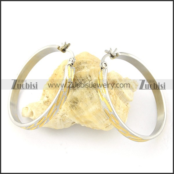 the best noncorrosive steel Line Earring for Girls -e000547