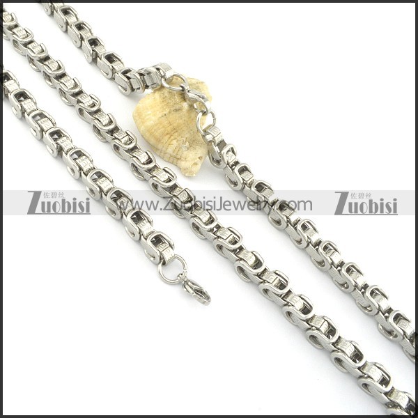 8mm wide stainless steel matching jewelry s000824