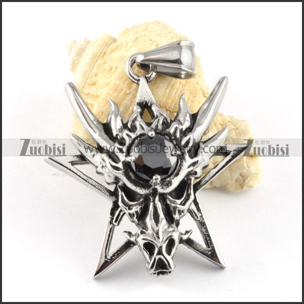 Dragon Stainless Steel Pendant - p000136