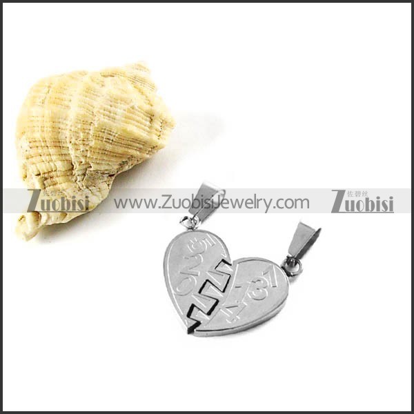 Forever Love Stainless Steel Pendant - p000003