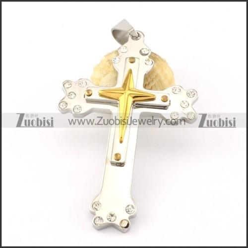Stainless Steel Cross Pendant -p000674