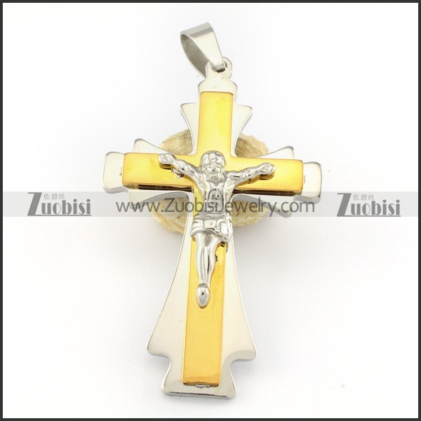 Stainless Steel Cross Pendant -p000693