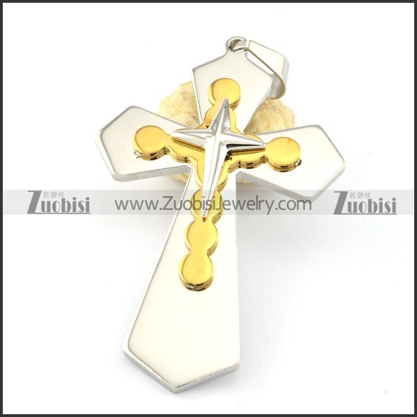 Stainless Steel Cross Pendant -p000677