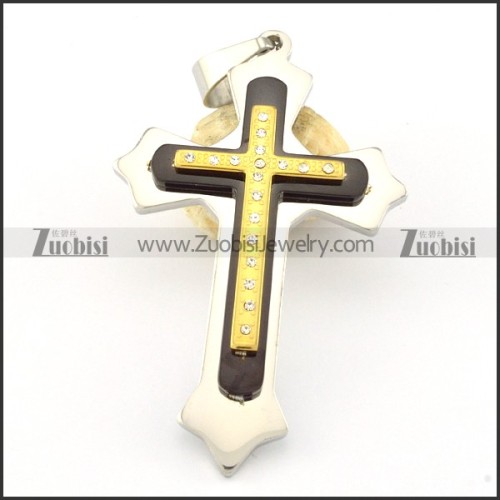Stainless Steel Cross Pendant -p000686