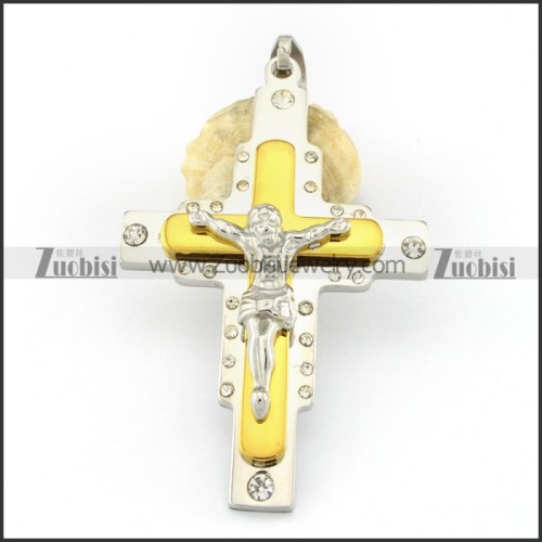 Stainless Steel Cross Pendant -p000690