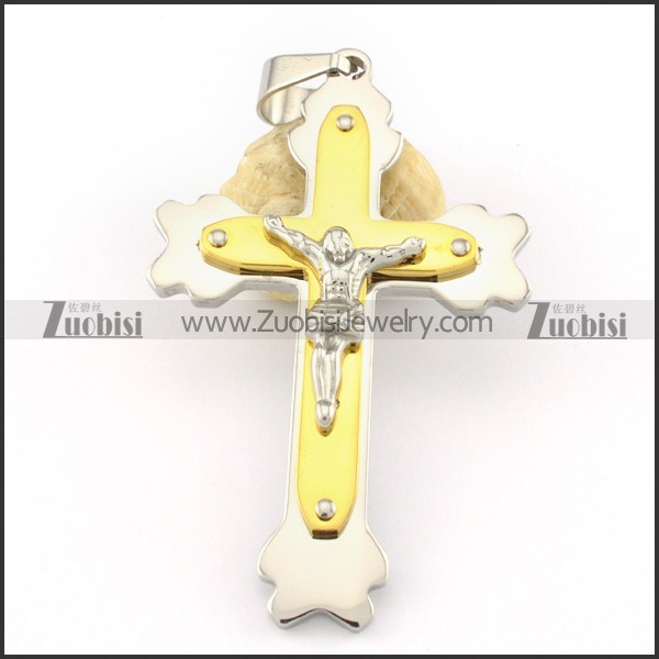 Stainless Steel Cross Pendant -p000688