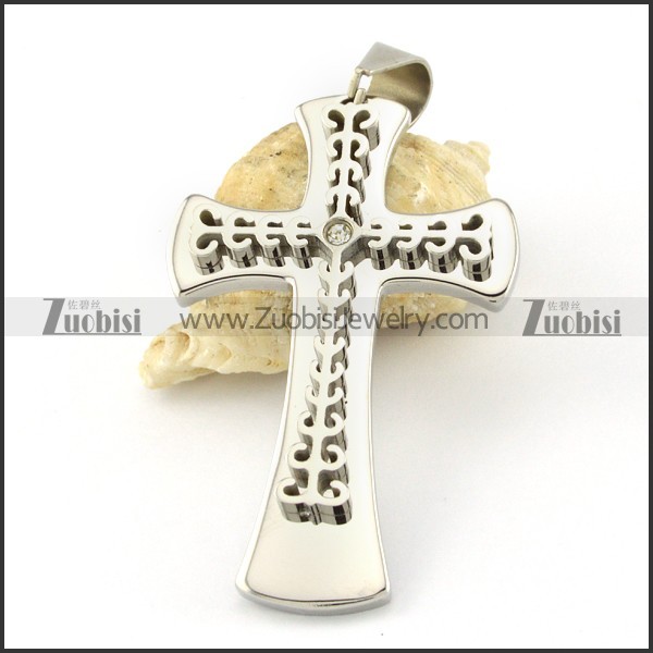 comely nonrust steel Cross Pendants - p000539