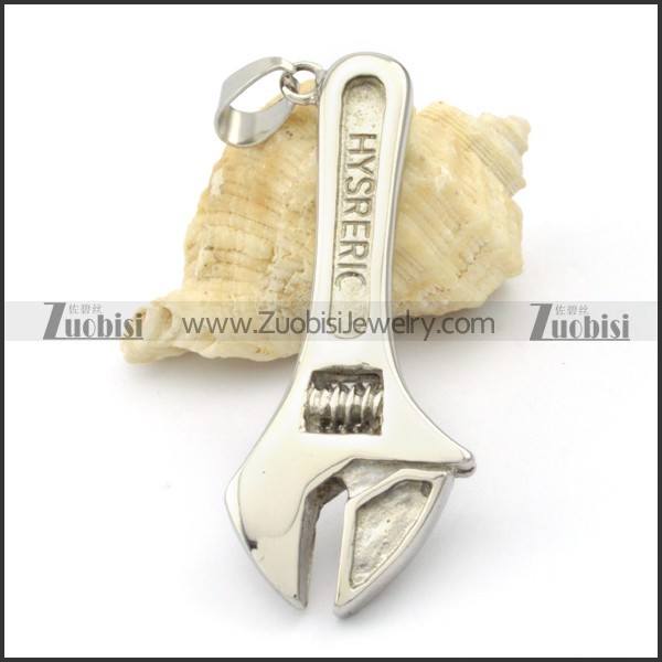 Stainless Steel Clyburn Spanner Pendant -p000329