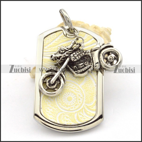 Stainless Steel Motorcycles Pendants -p000465