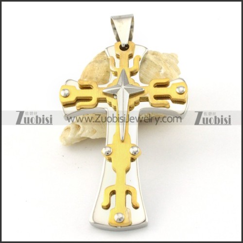 pretty nonrust steel Cross Pendants - p000550