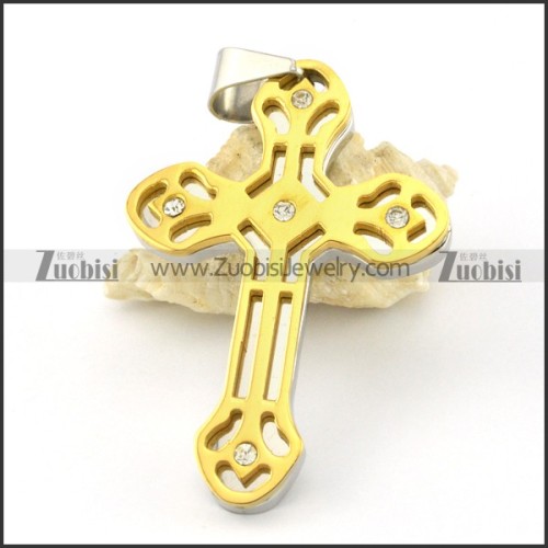 the best oxidation-resisting steel Cross Pendants - p000533