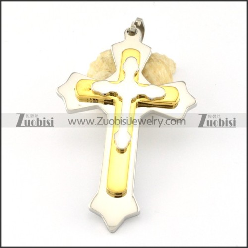 Stainless Steel Cross Pendant -p000676