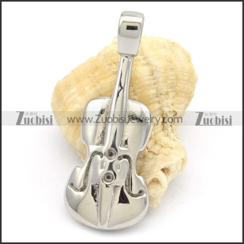 Stainless Steel Violin Pendant - p000240