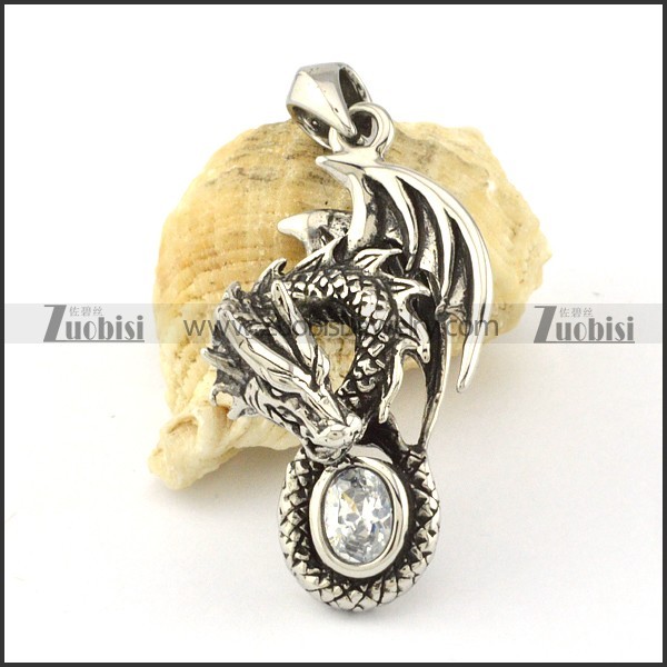 Stainless Steel pterosaur Pendant -p000812