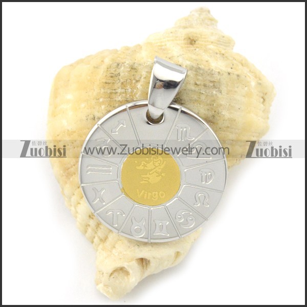 gold constellation pendant p001299