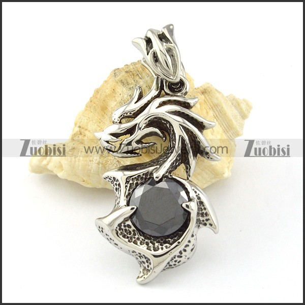 Stainless Steel Flying Dinosaur Pendant -p000814