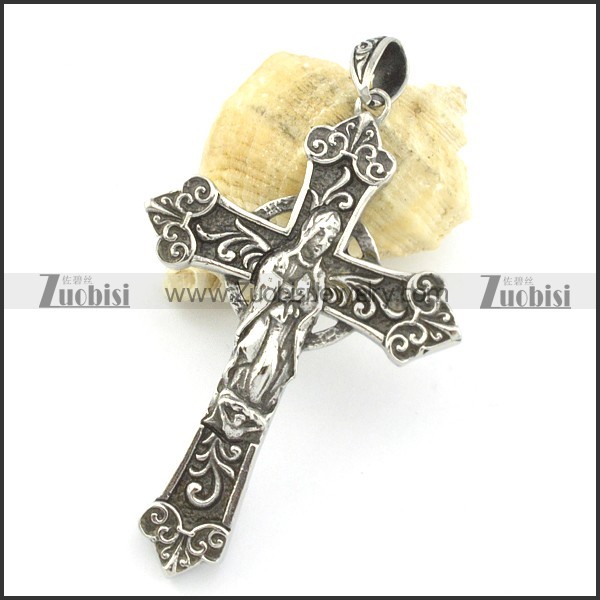 the Virgin Mary cross pendant p001598
