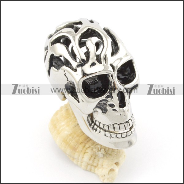 stainless steel skull pendants p001396