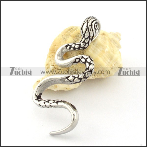 Stainless Steel water snake Pendant -p000858