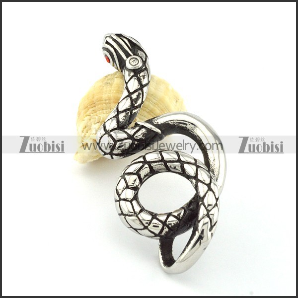 Stainless Steel Snake Pendant -p000861