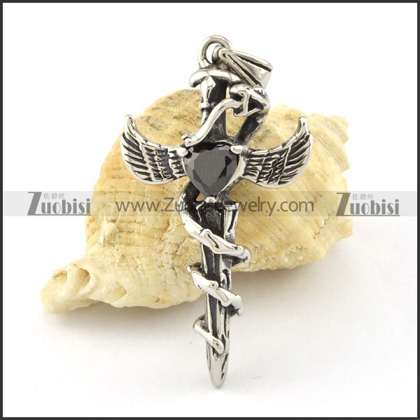 Stainless Steel Cross Pendant -p000821