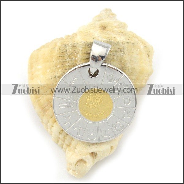 gold constellation pendant p001296