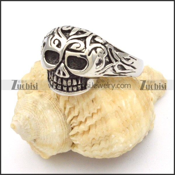 Stainless Steel Skull Rings -r000443