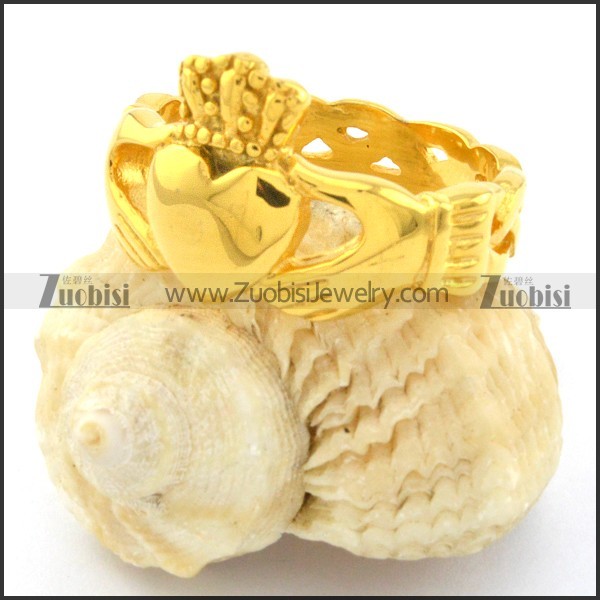 Best Gift of Love Ring in Stainless Steel for Mother's Day -r000718