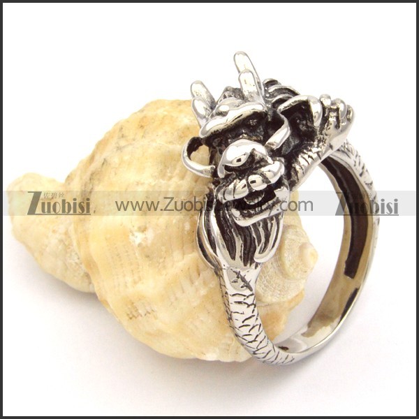 Stainless Steel Dragon Rings -r000483