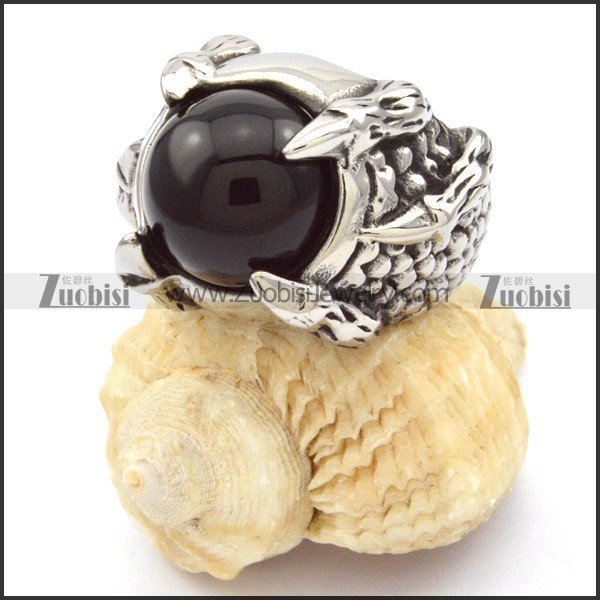 Stainless Steel Stone Rings -r000484