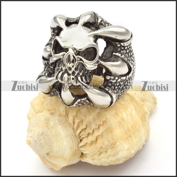 Stainless Steel Skull Devil Rings for men -r000481