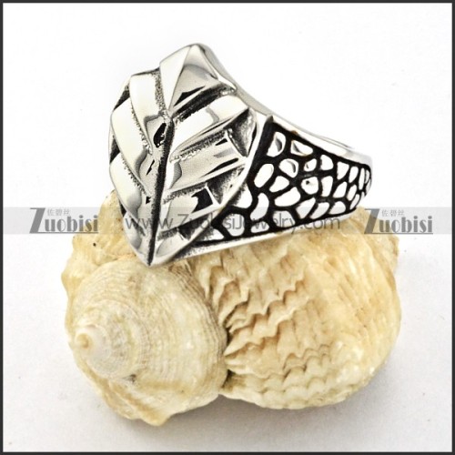 high quality Stainless Steel Biker Ring with punk style for Motorcycle bikers - r000526