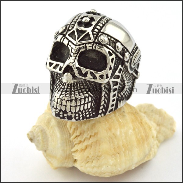 Good-looking 316L Steel skull ring for men -r001045
